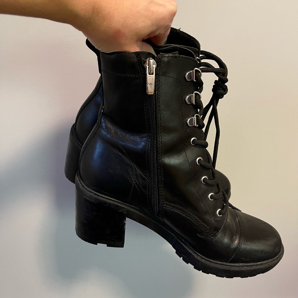 Marc Fisher Lanie Combat Boot - Black - image 4